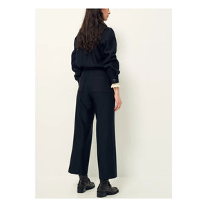 Sessùn - Alberwool Recycled Fiber Trousers | Black