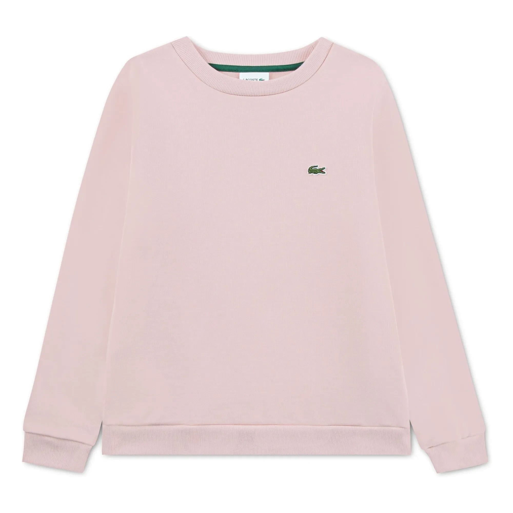 Lacoste - Organic Cotton Logo Sweatshirt | Pale Pink