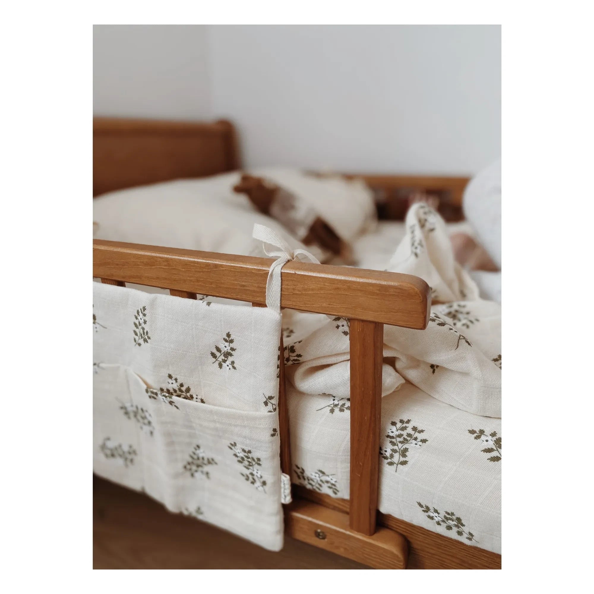 Main Sauvage - Holly Flowers elastic sheet | Sand