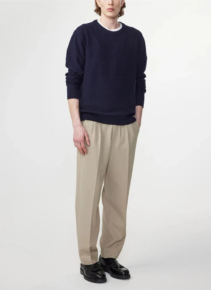 NN.07 - Nigel 6585 Recycled Wool Sweater | Navy