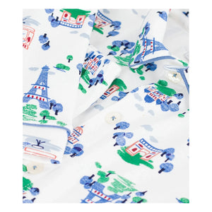Petit Bateau - Paris Organik Pamuklu Pijama Gömleği | Beyaz
