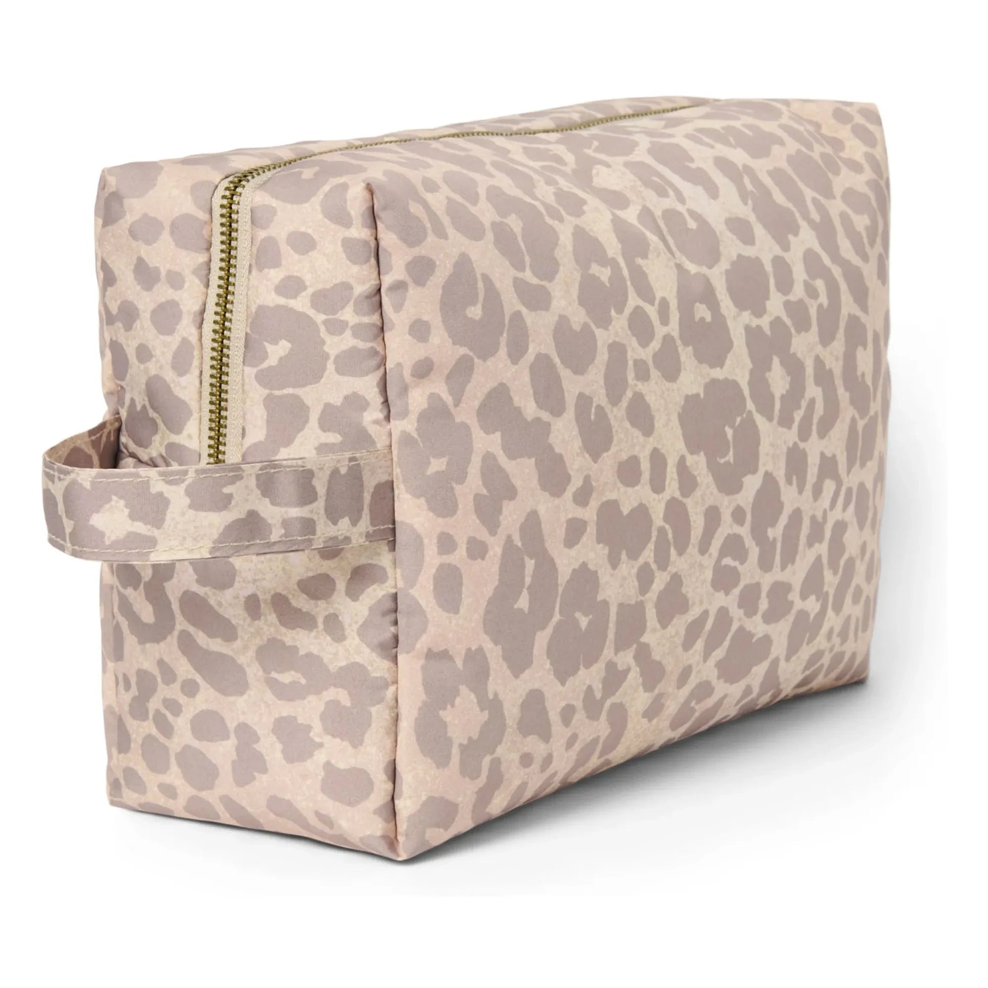 Studio Noos - Large Embossed Leopard cosmetic bag | Beige