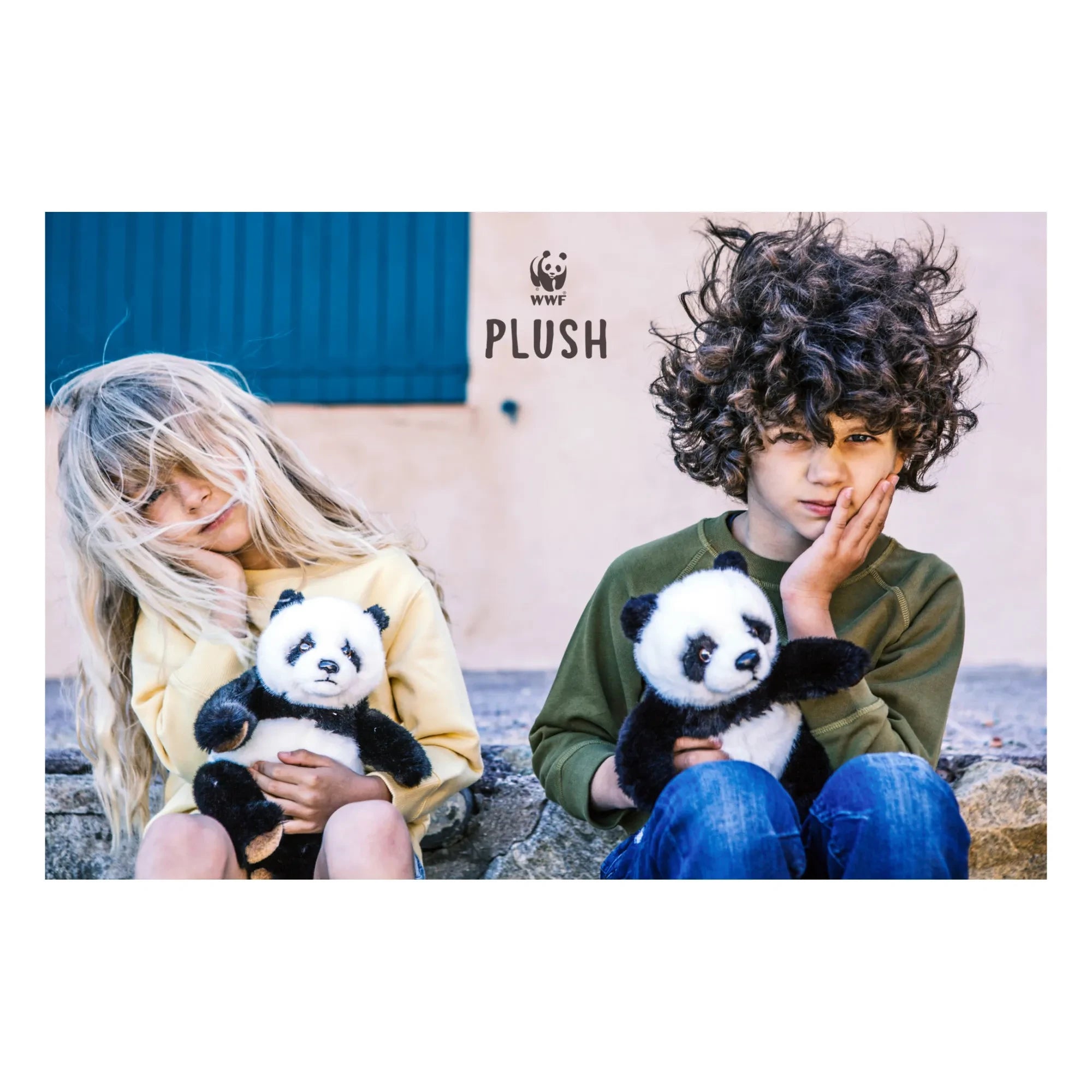 Bon Ton Toys - Panu the Panda peluş | Siyah/Beyaz