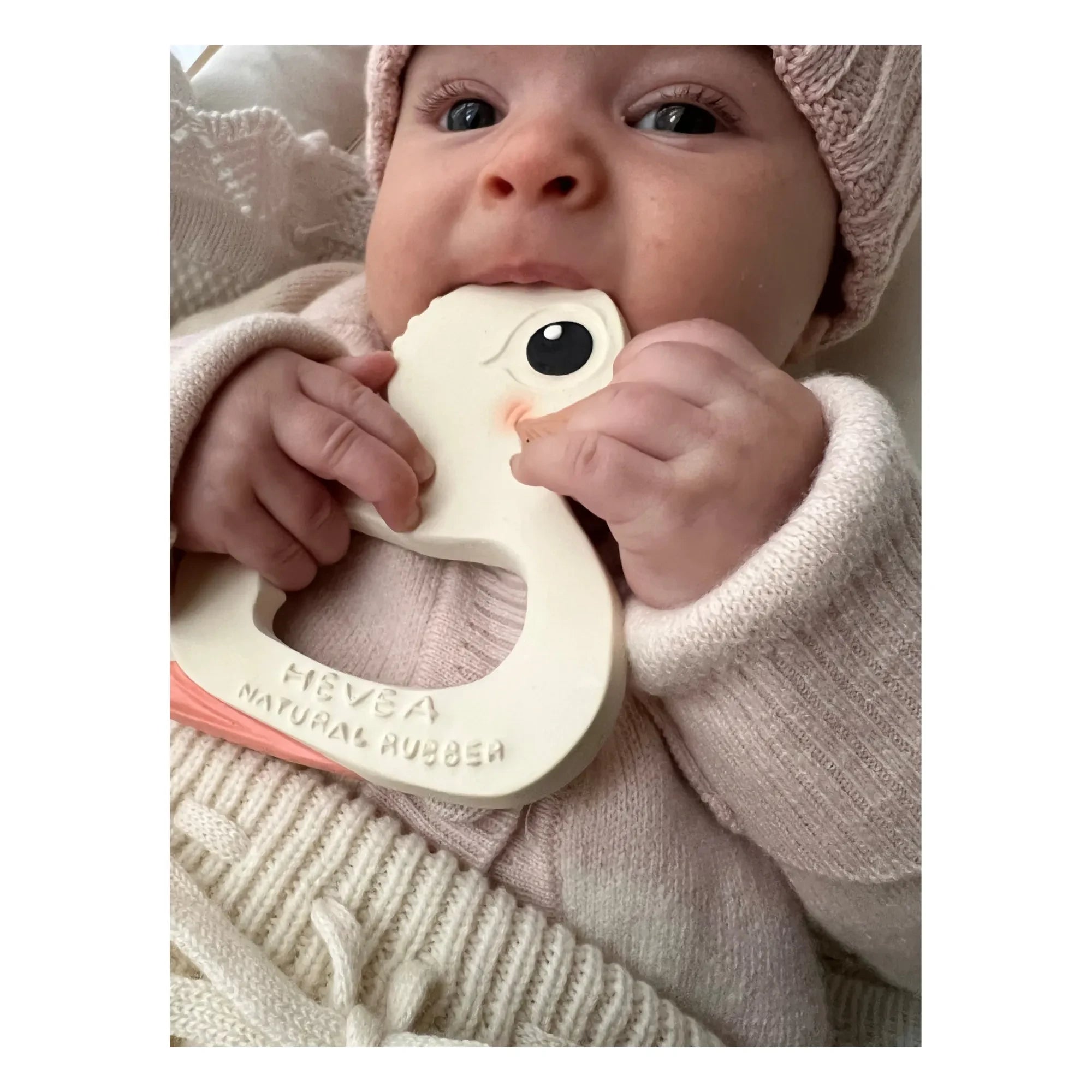 Hevea - Calming Set - 2-Piece Teething Toy | Beige