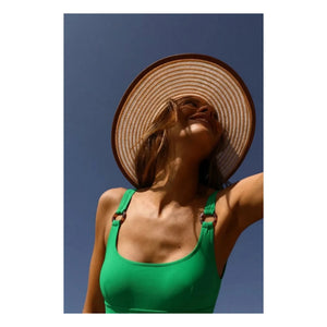 Anja Paris - Le Troublant Tek Parça Mayo | Yeşil