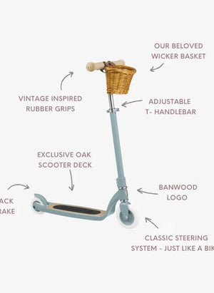 Banwood - Maxi Scooter | Turquoise Blue