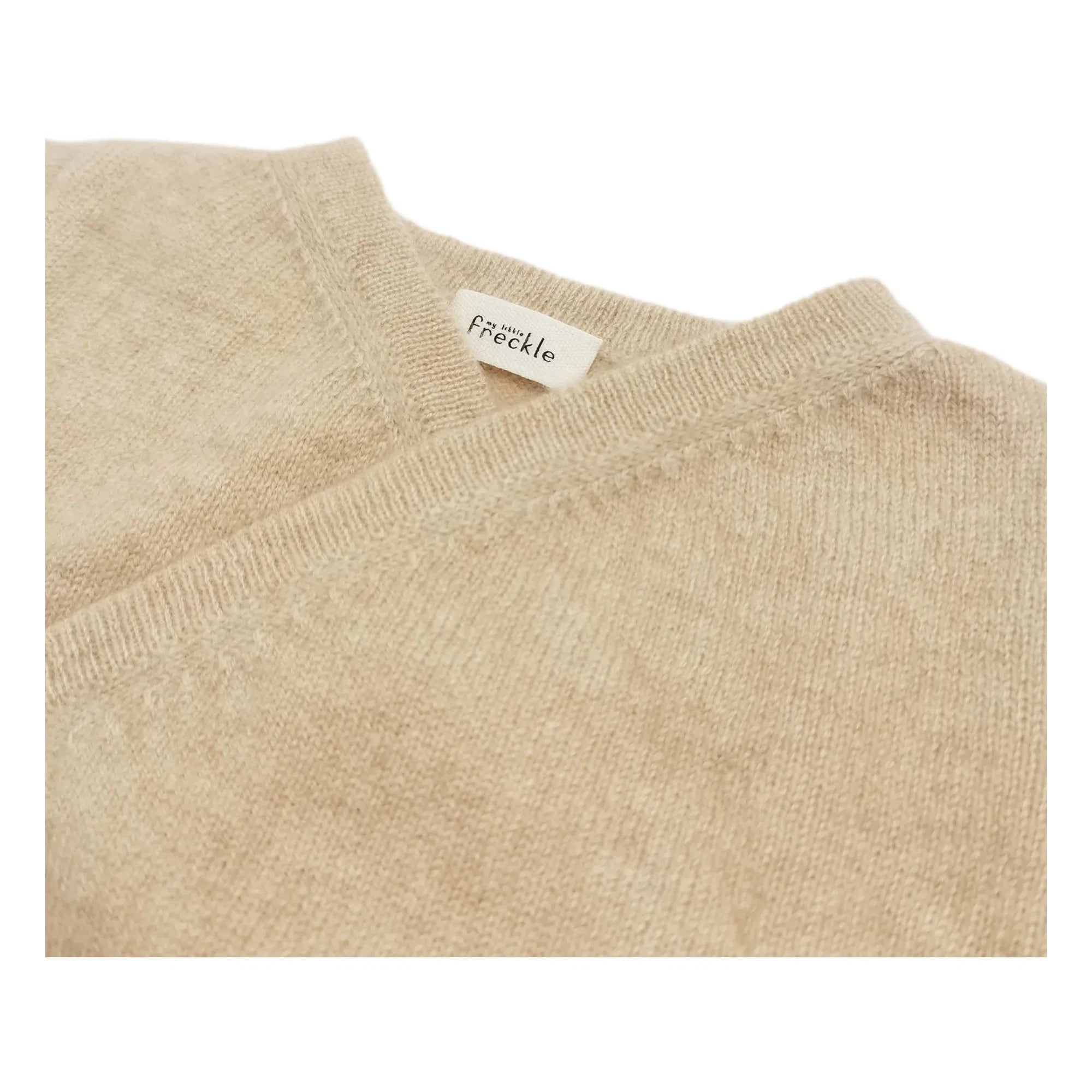 My Little Freckle - Baby Grow Organic Cashmere Romper | Caramel