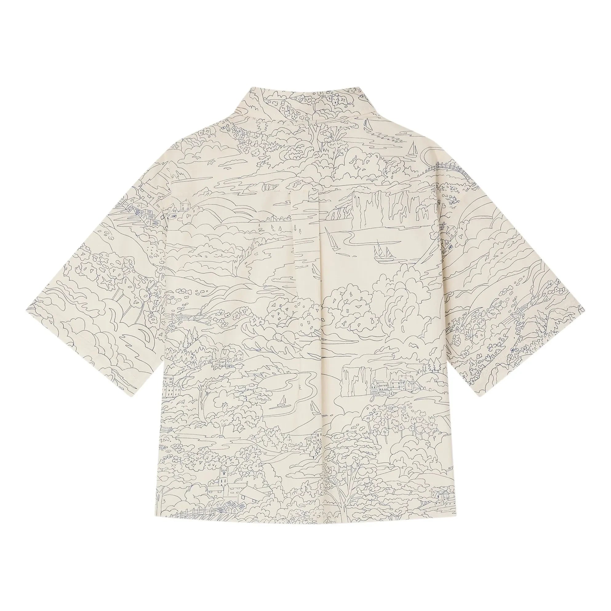 Bonpoint - Erian Paysage Organic Cotton Shirt | Ecru