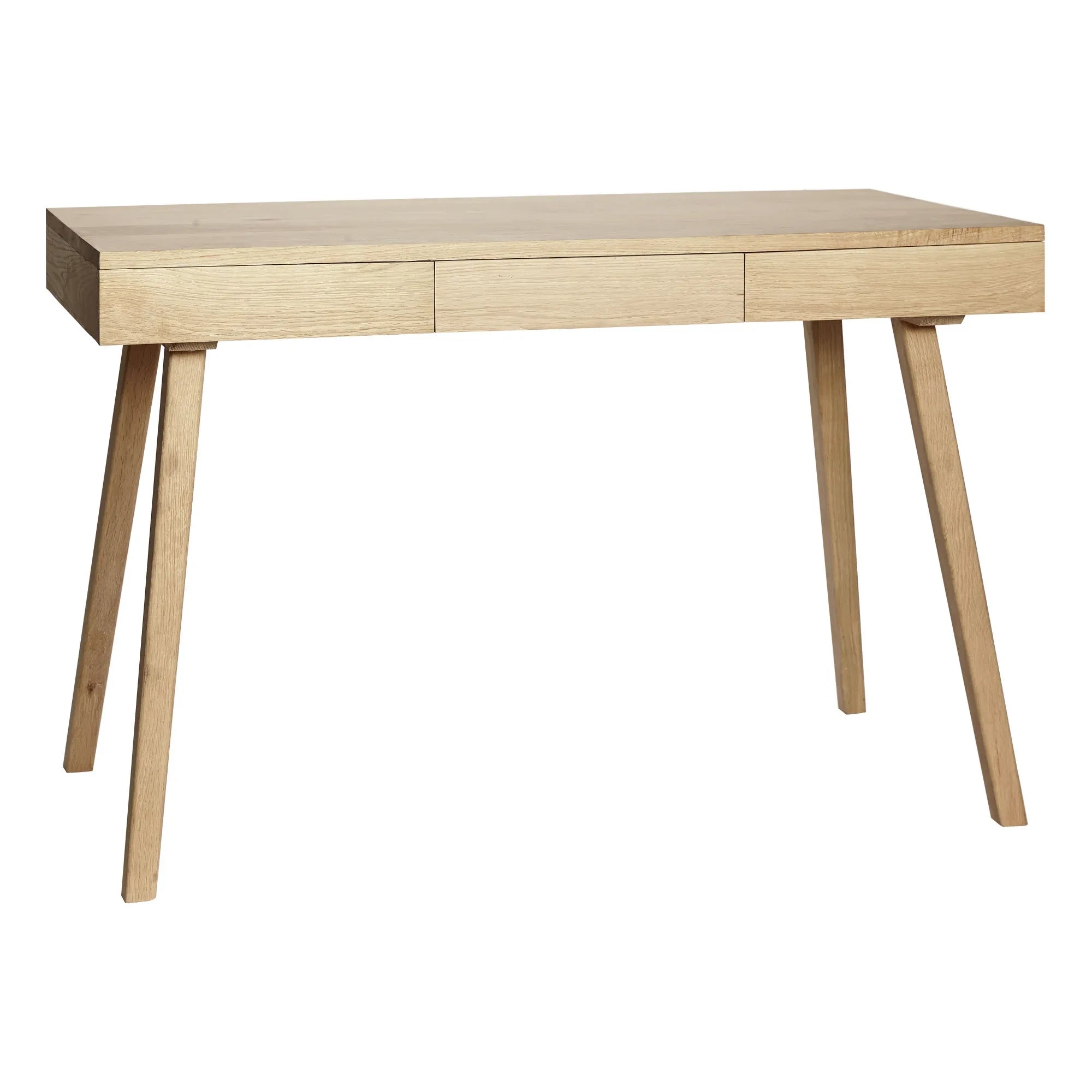 Hübsch - FSC Oak Wood 3-Drawer Desk