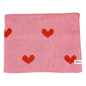 Bayiri - Cute Organic Cotton Blanket | Pink
