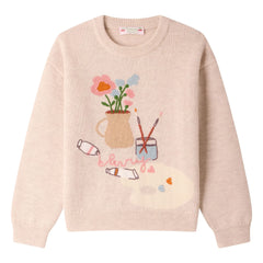 Bonpoint - Tahini Wool Dye Sweater | Beige