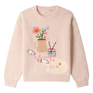 Bonpoint - Tahini Wool Dye Sweater | Beige