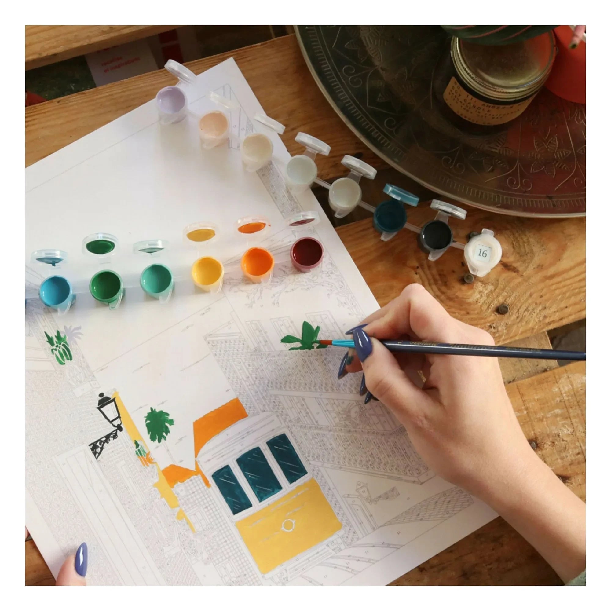 La Petite Épicerie - Coloring Set - Vero Illustrates’ Lisbon Tram