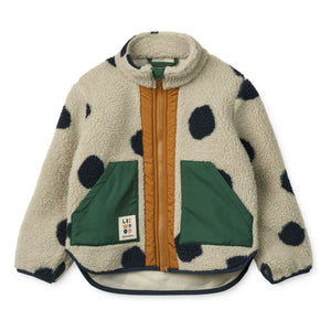 Liewood - Noam Recycled Fiber Fleece Coat | Ecru