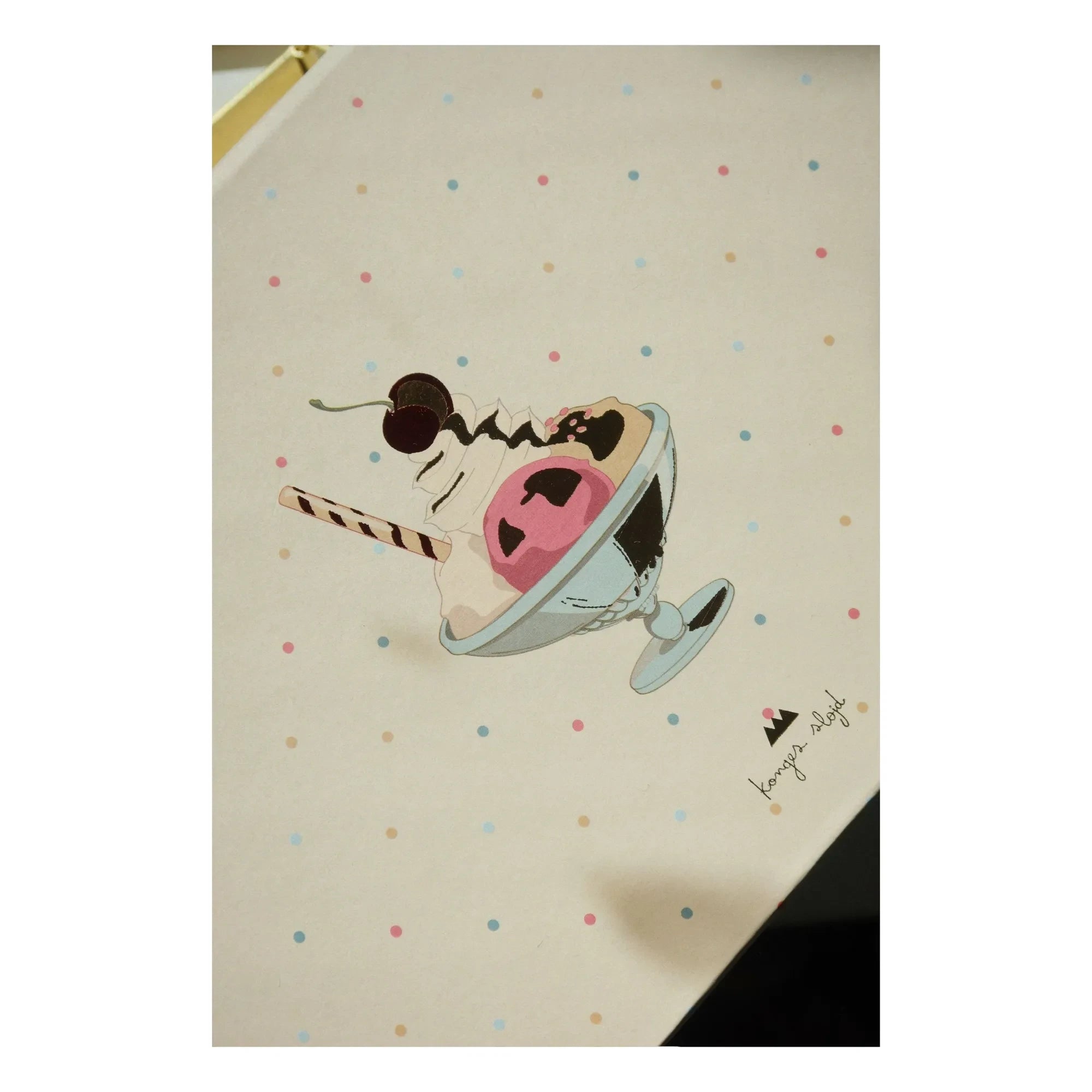 Konges Sløjd - Small storage boxes with fruit | Beige