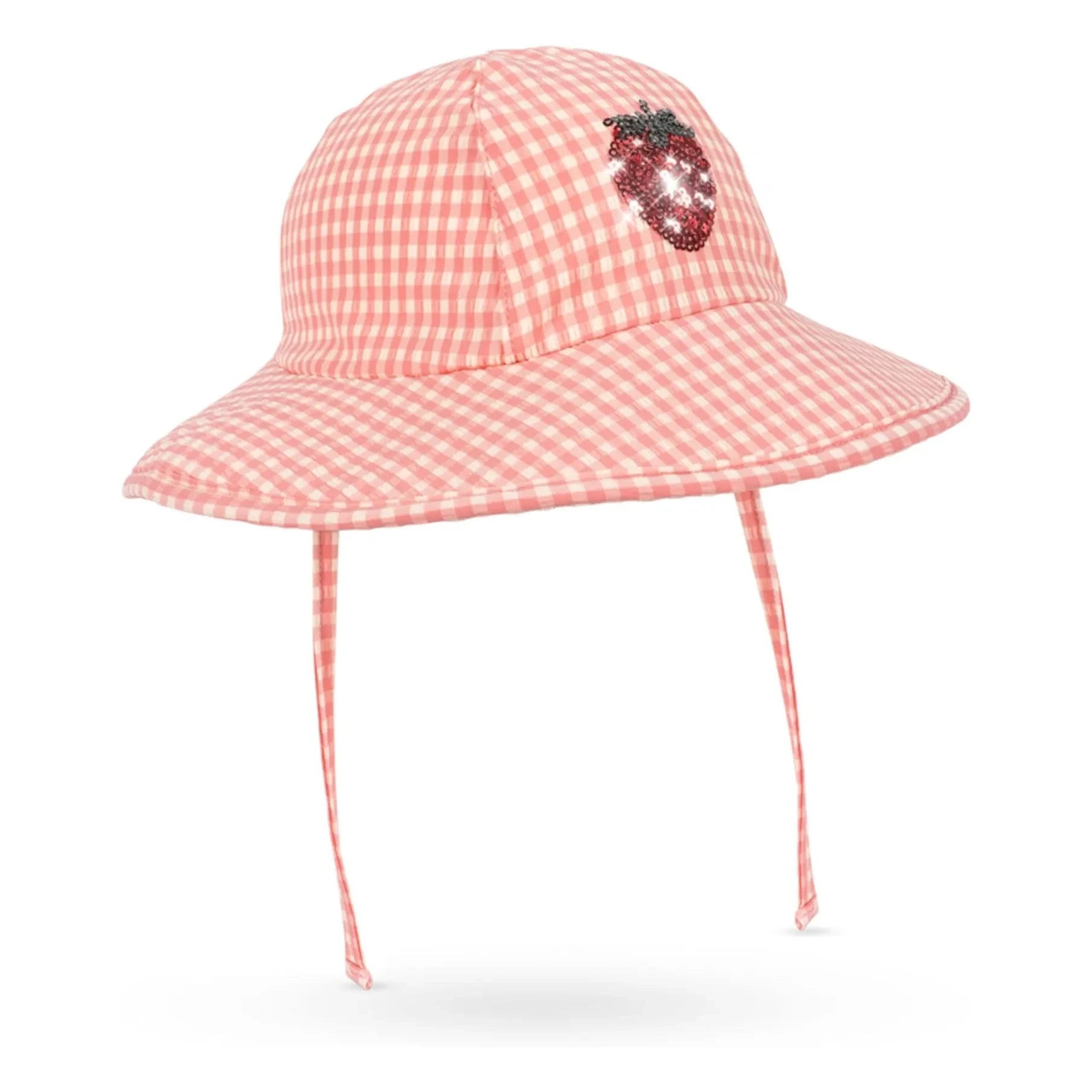 Konges Sløjd - Etta Carreaux Strawberry Bath Hat | Pink