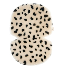 BINIBAMBA - Sheep Leather Stroller or Moses Basket Pad | Leopard