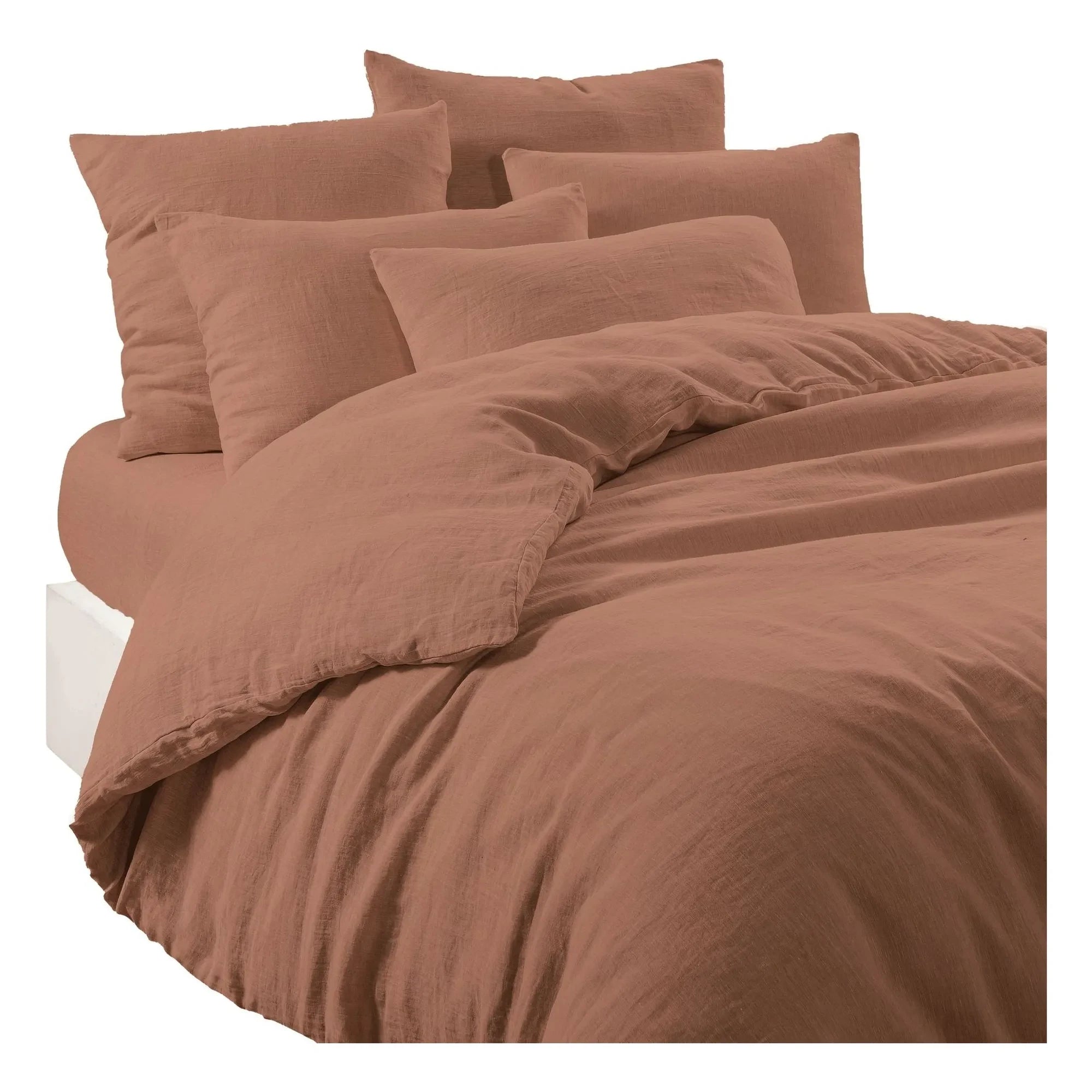 Haomy - Leria linen pillowcase | Mocaccino