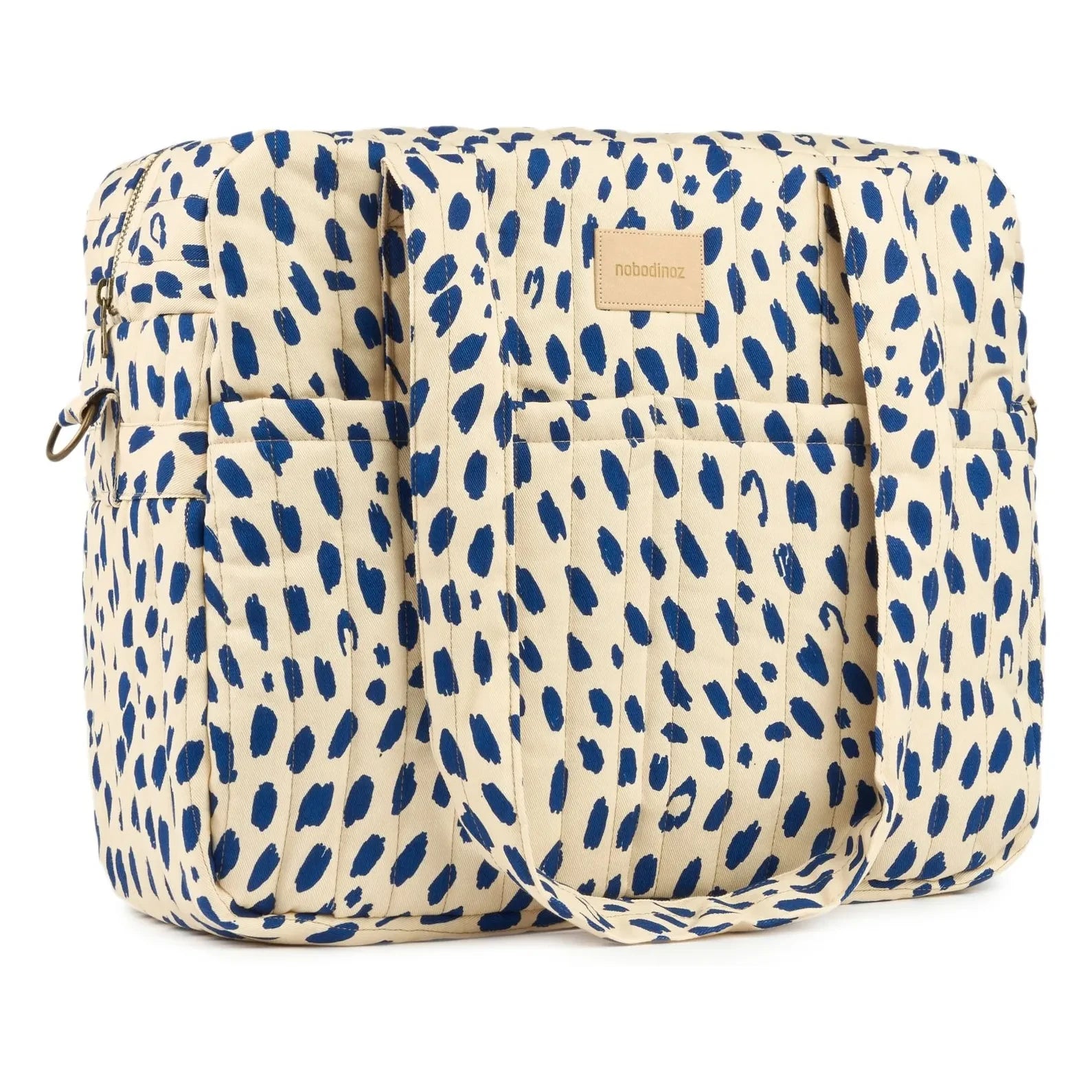 Nobodinoz - Waterproof Baby Changing Bag Hyde Park Leonie | Blue