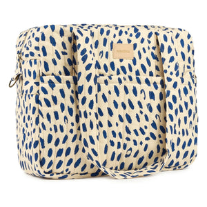 Nobodinoz - Waterproof Baby Changing Bag Hyde Park Leonie | Blue