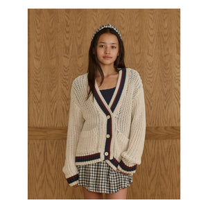 Rylee + Cru - College Cardigan | Ecru