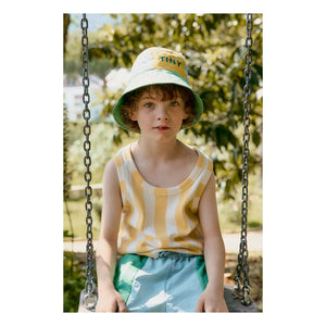 Tinycottons - Yellow Color Block Hat