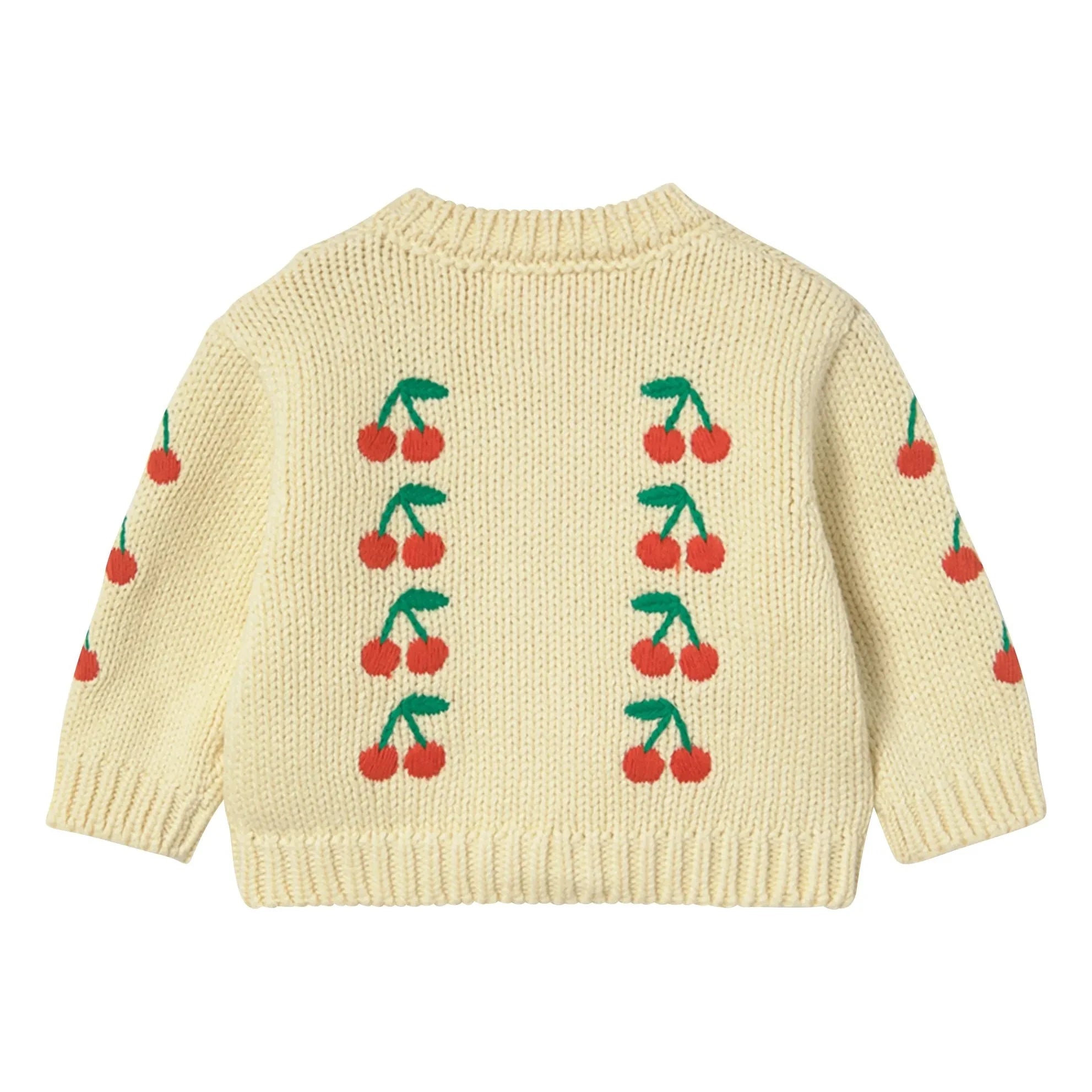 Tinycottons - Cerises Cardigan | Pale Yellow