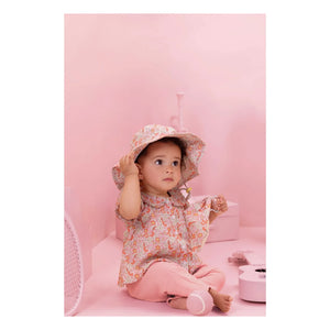 Bonton - Laos Cotton Gauze Pants | Pink