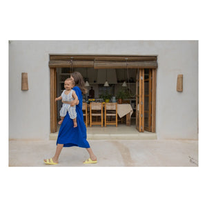 1+ in the family - Montjoi striped romper | Light blue