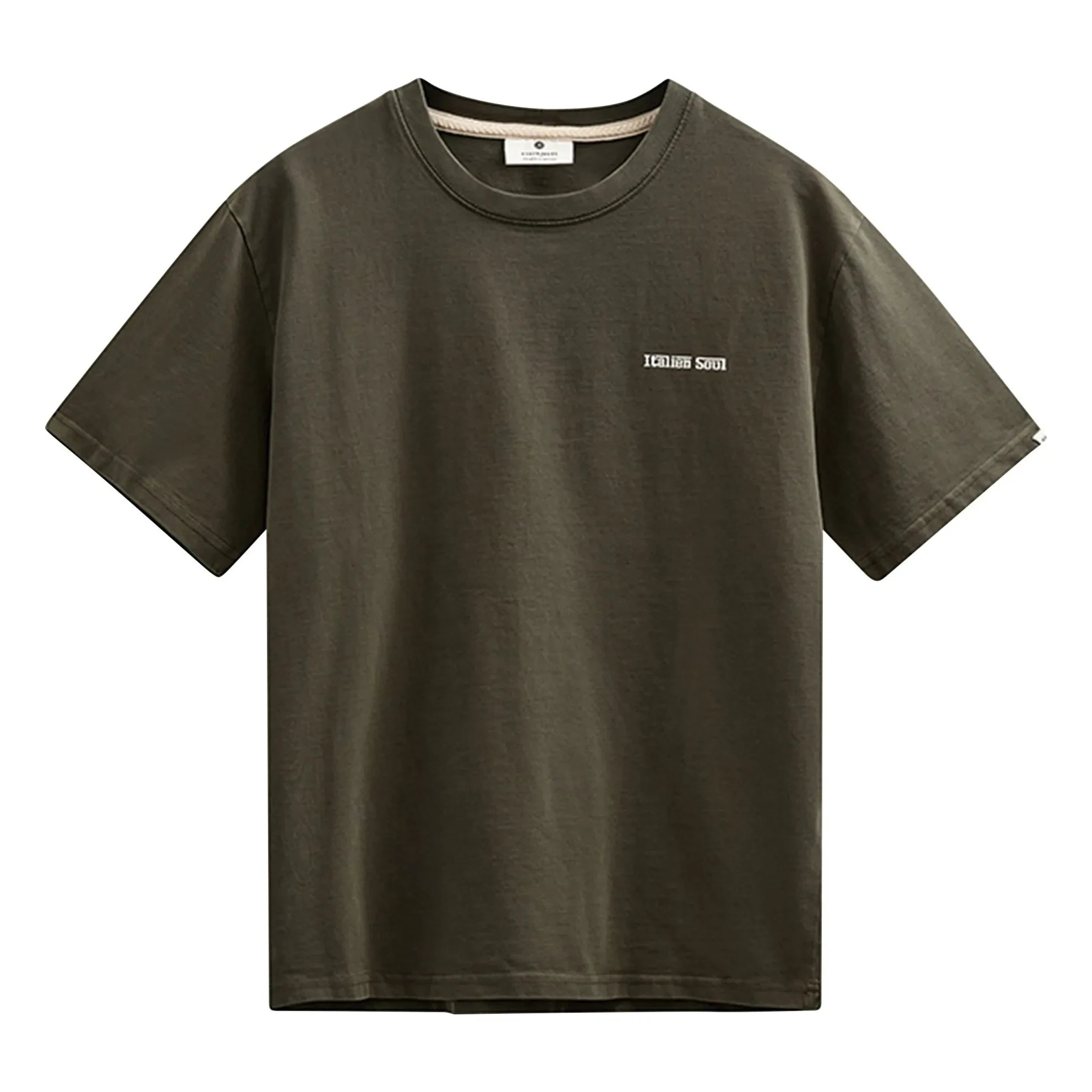 Anerkjendt - Akvillads Italian T-Shirt | Dark Green