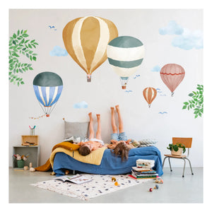 MIMI'lou - Watercolor Hot Air Balloon Sticker