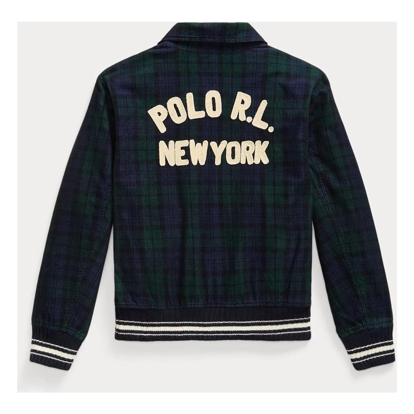 Ralph Lauren - Checkered Bomber | Navy Blue