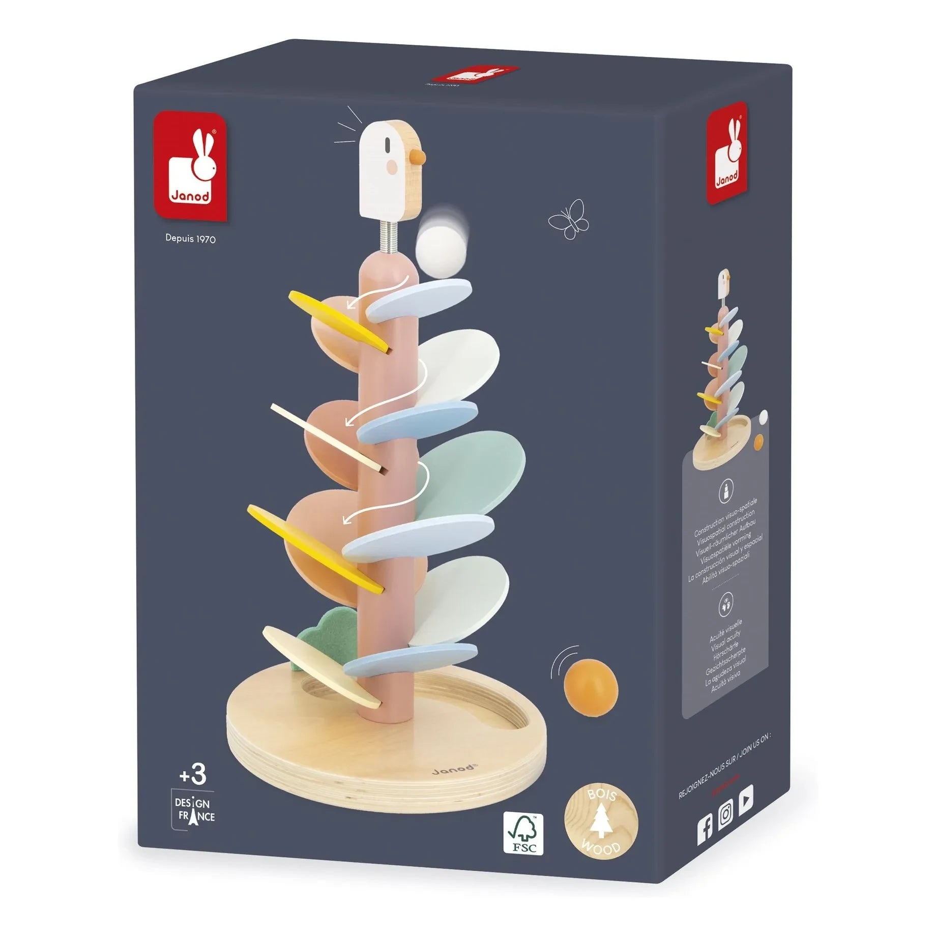 Janod - Bird Nesting Toy