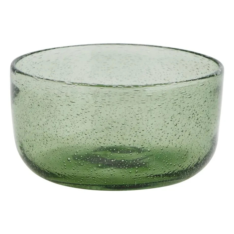Madam Stoltz - Colorful Glass Bowl | Green