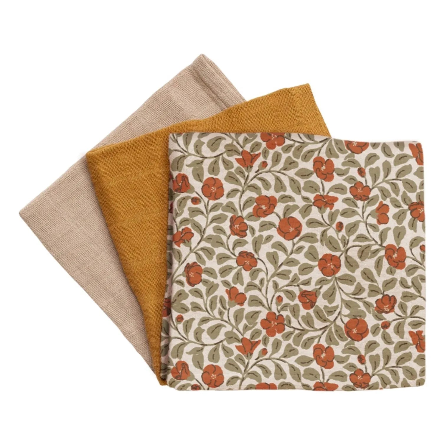 Main Sauvage - Quicy Tree Baby Diapers - 3-piece Set
