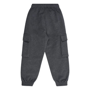 the new society - Logo Jogger Cargo Pants | Dark Gray