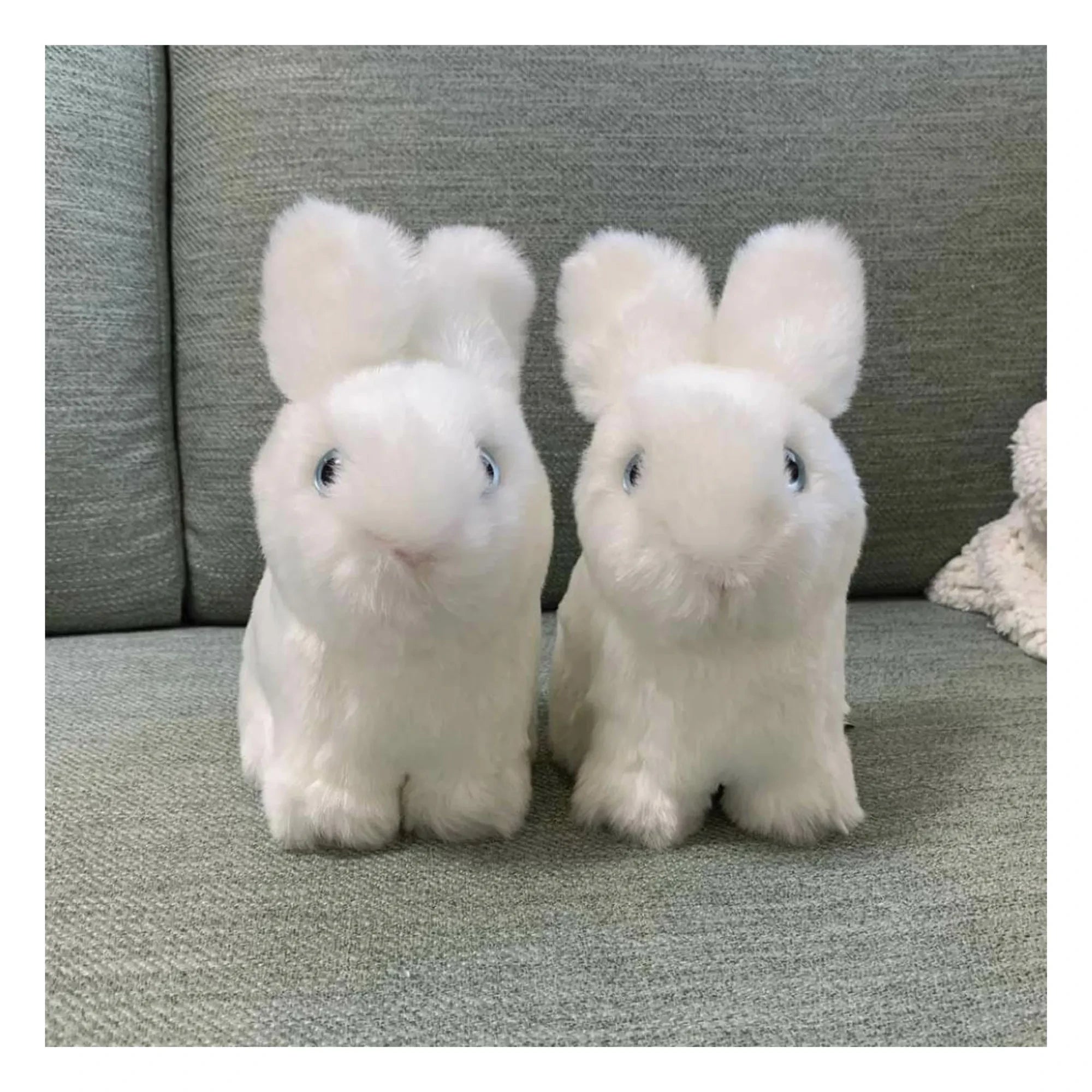La Pelucherie - Léon Bunny Plush 15 cm | White
