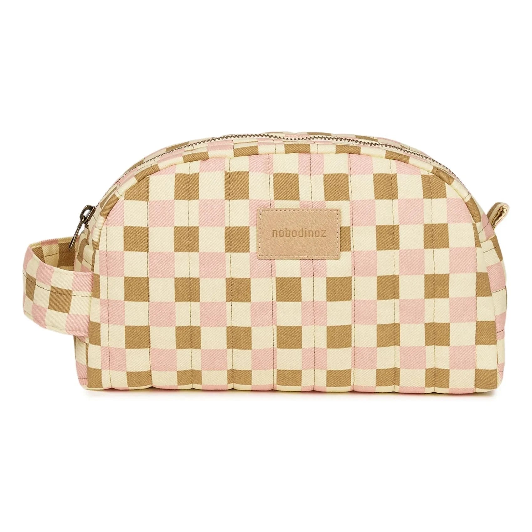 Nobodinoz - Hyde Park Mosaic cosmetic bag | Pink