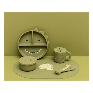 Trixie - Mr. Dino Silicone Spoons - 2-piece Set | Green