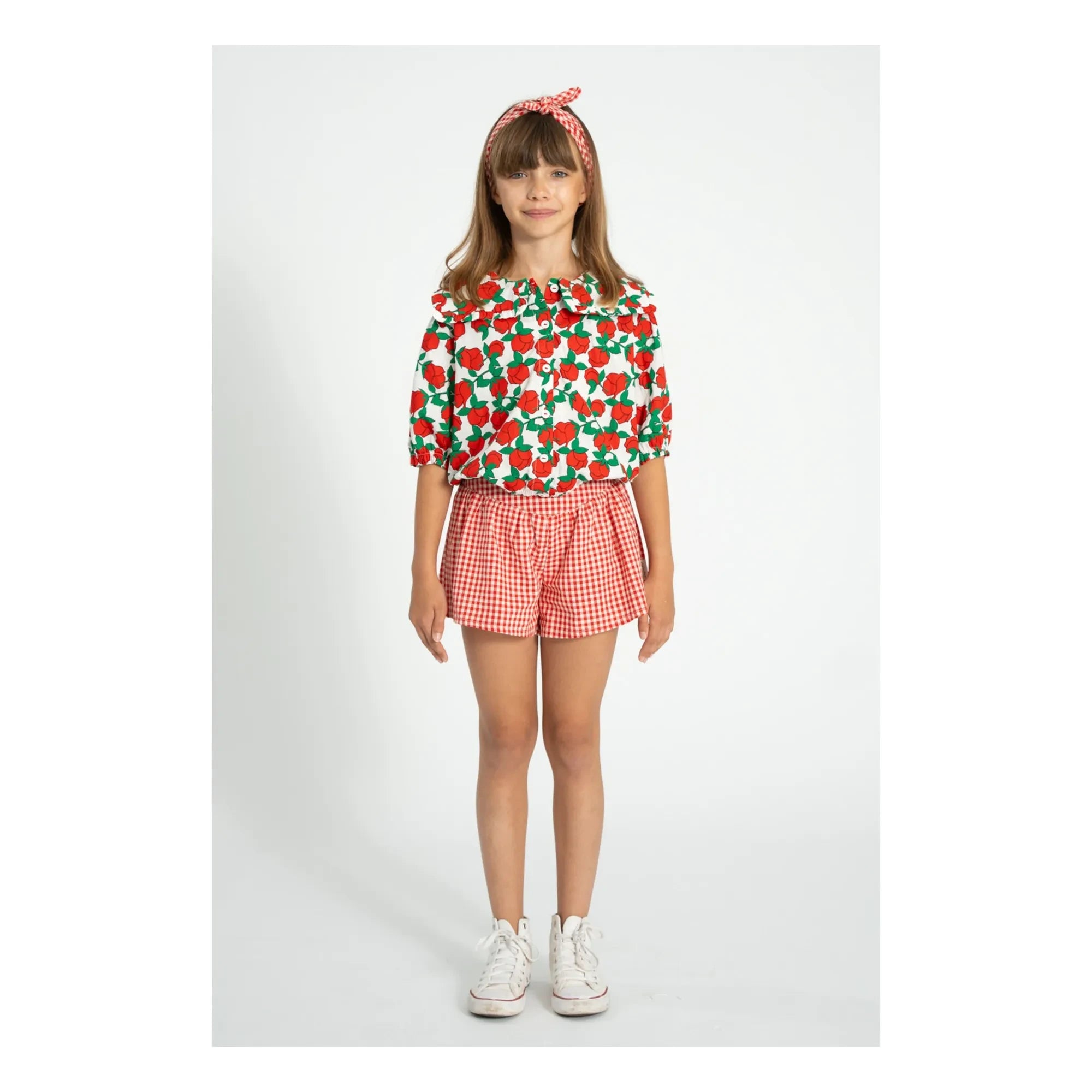 Piupiuchick - Chouchou Vichy Organic Cotton | Red