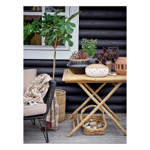 Bloomingville - Mundo Outdoor Lounge Sandalye | Siyah