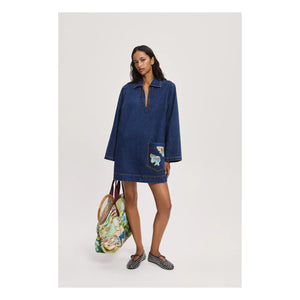 Alémais - Speedy Denim Elbise | Indigo