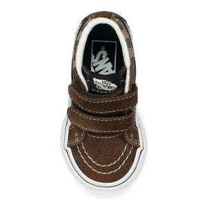 Vans - Scratch Sneakers SK8-Mid Reissue V Tonal Check | Brown