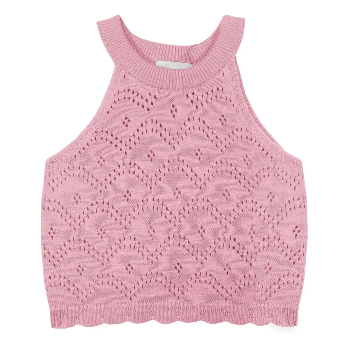 Mipounet - Gala Crochet Top | Dust Pink