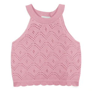 Mipounet - Gala Crochet Top | Dust Pink