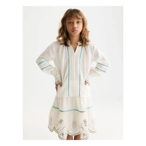 Scotch & Soda - Embroidered Blouse | Ecru