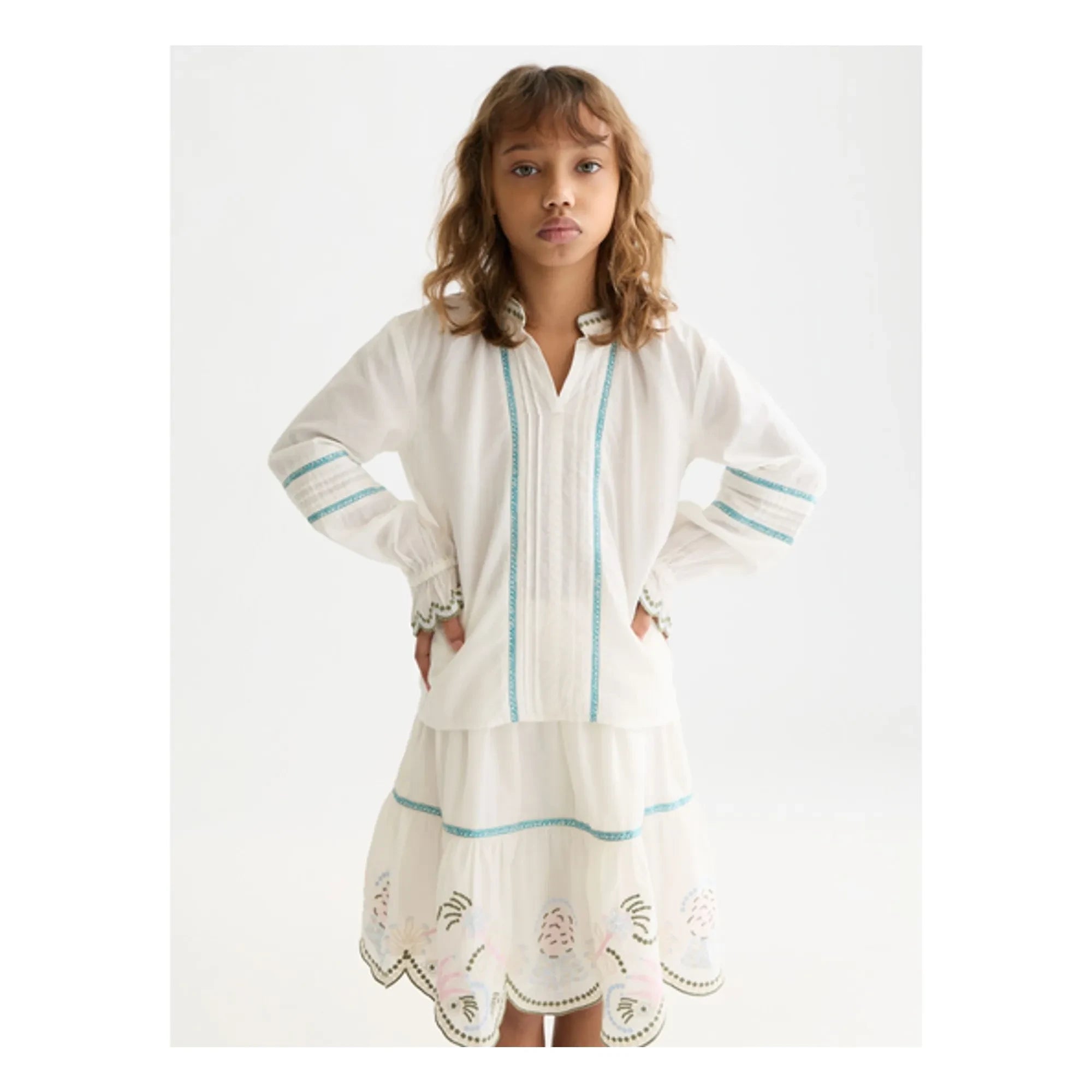 Scotch & Soda - Embroidered Blouse | Ecru