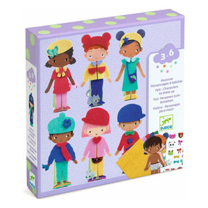 Djeco - Felt Character Dress-Up