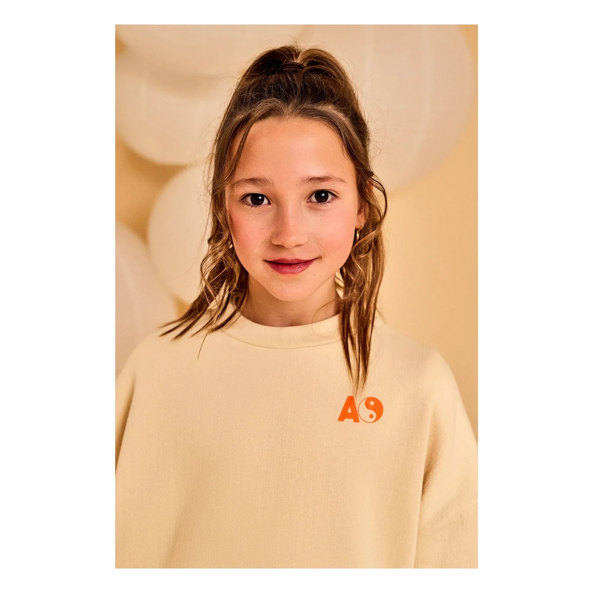 AO76 - Sweat Violeta Sorry | Beige