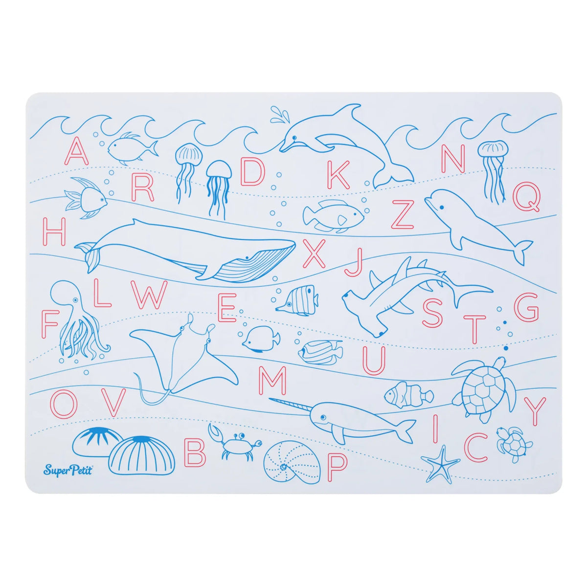 Superpetit - Alphabet Coloring American Platter